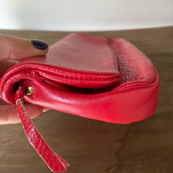 SALE Italian authentic leather clutch - Picture 3 of 4